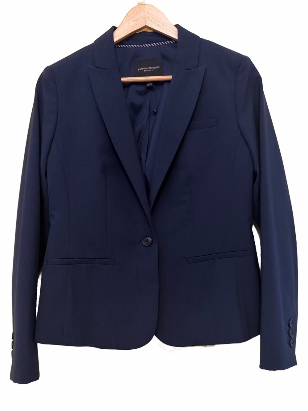 Banana Republic Marzotto Italian Wool Tailored Blazer size 4P